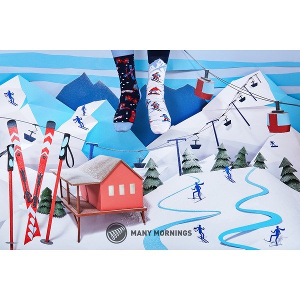 Nogavice za alpsko smučanje Many Mornings, velikost 43-46-image-1