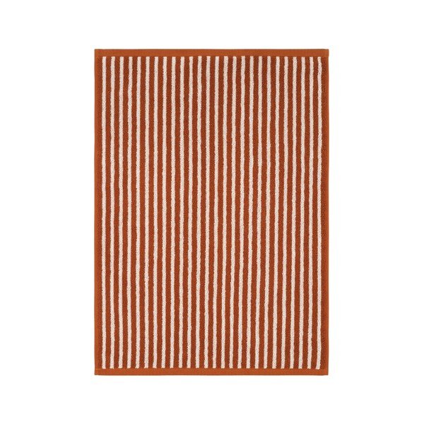 Bombažna brisača v konjak rjavi barvi/kremno bela 50x70 cm Dixie – Jotex