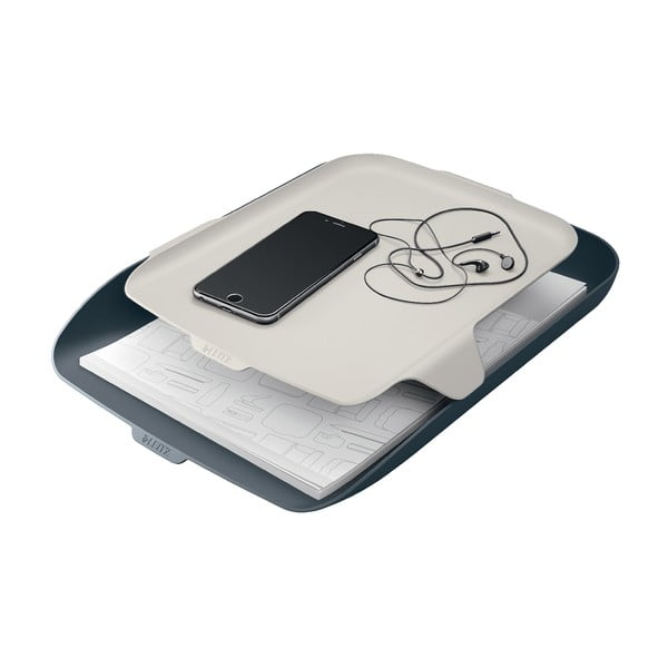 Sivo držalo za dokumente z organizatorjemLeitz Cosy-image-2