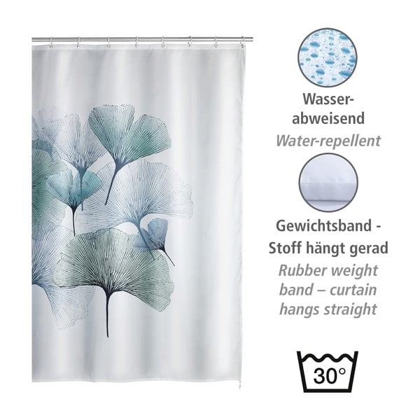 Zavesa za tuš Wenko Ginkgo-image-1