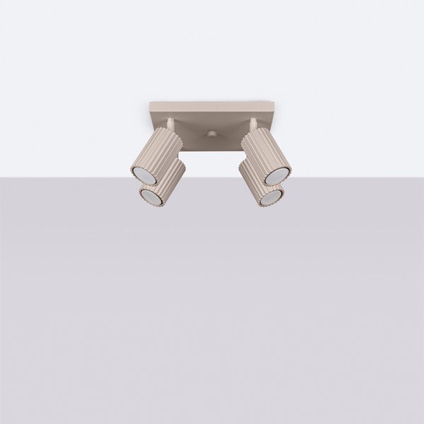 Sivorjavo kovinsko točkovno svetilo ø 6,5 cm Gleam – Sollux-image-2