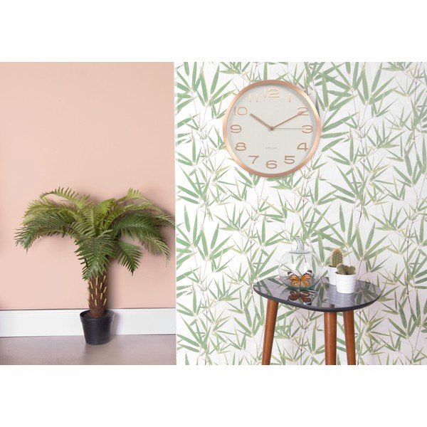 White Present Time Maxie Copper Clock-image-3