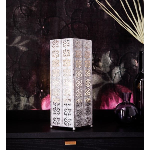 Siva namizna svetilka Markslöjd Agra, višina 33,5 cm-image-2