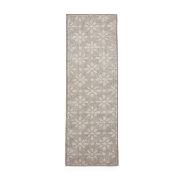 Svetlo siv pralen tekač 61x170 cm Coral Light Grey – Think Rugs