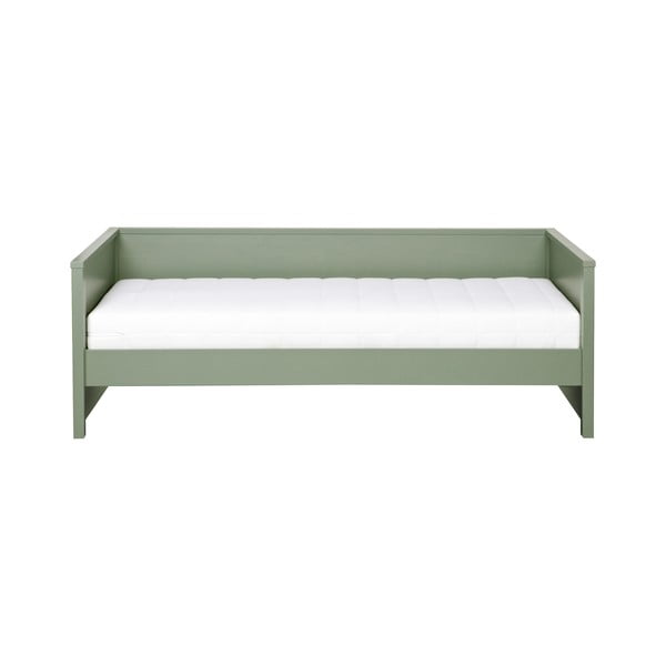 Zelena postelja/kavč WOOOD Nikki, 200 x 90 cm