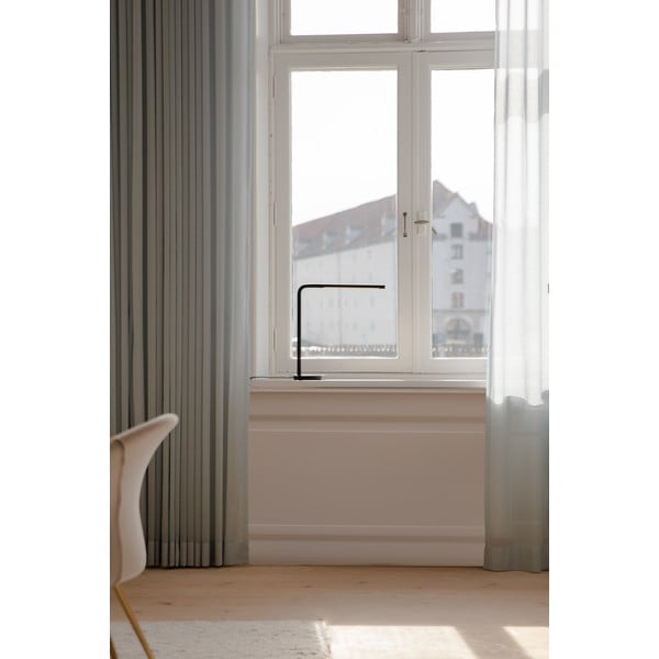 Črna kovinska LED zatemnitvena namizna svetilka (višina 46 cm) Omni Table – UMAGE-image-3