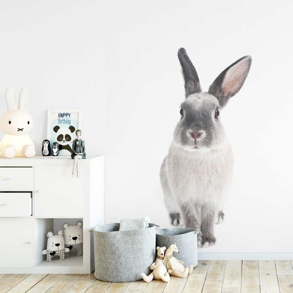 Stenska nalepka Dekornik Rabbit Harry, 53 x 115 cm-image-1