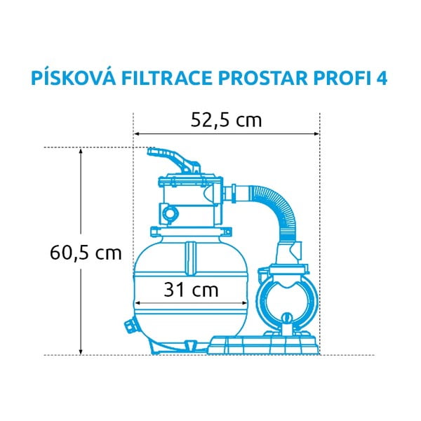 Peščena črpalka za bazen ProStar Profi 6 m3/h – Marimex-image-1