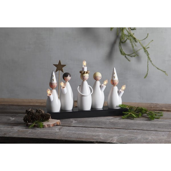 Črno-bela svetlobna dekoracija z vtikačem Luciakör – Star Trading-image-2