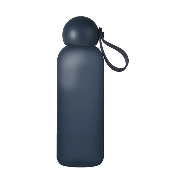 Temno modra steklenica za vodo za na pot iz reciklirane plastike 650 ml Tom – Sagaform