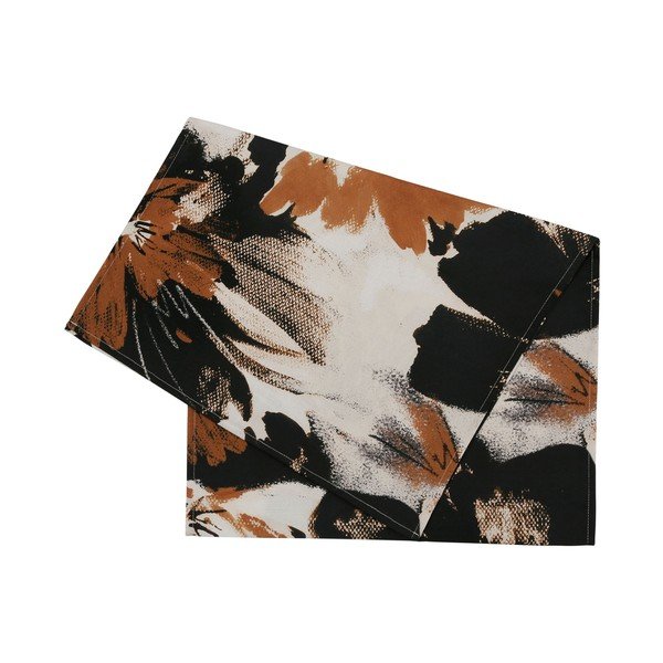 Bombažni namizni tekač 50x160 cm Fleurs - Côté Table-image-1
