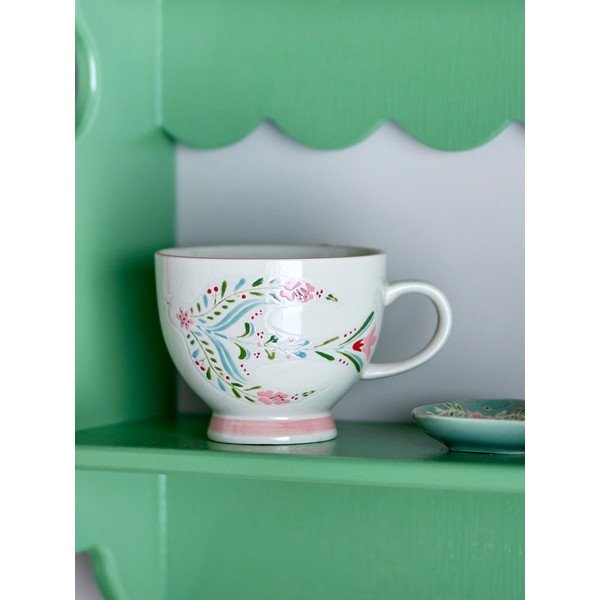 Bele keramične skodelice v kompletu 4 ks 400 ml Rosalynde – Bloomingville-image-1