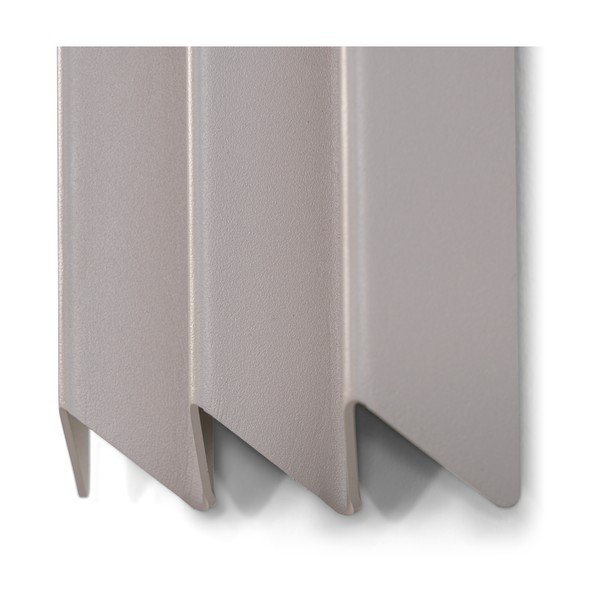 Sivorjav kovinski stenski obešalnik s polico 13 cm Sensu – Spinder Design-image-4