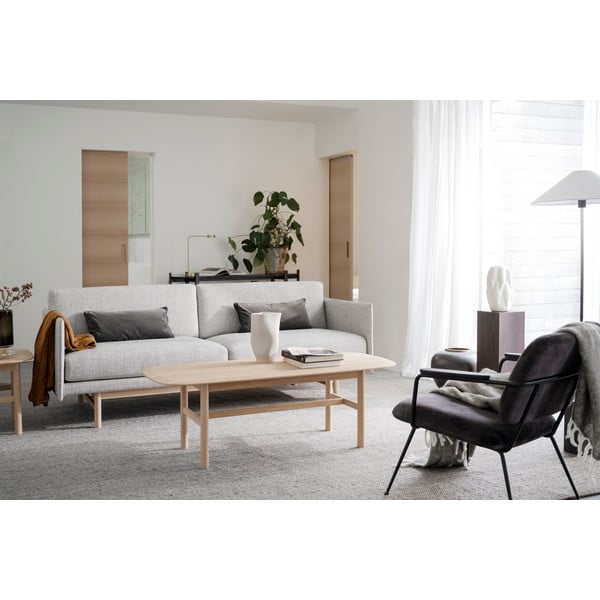 Svetlo siva volnena preproga 340x240 cm Auckland - Rowico-image-4