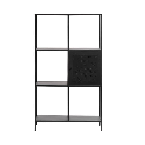 Črn kovinski regal 80x138 cm Malibu – Unique Furniture-image-2