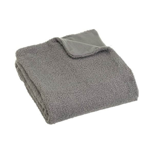 Siva odeja iz sherpa flisa 130x160 cm Sherpa Bouclé – Casa Selección