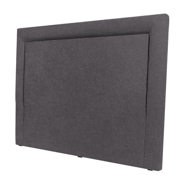 Temno sivo vzglavje Mazzini Sofas Ancona, 200 x 120 cm-image-3