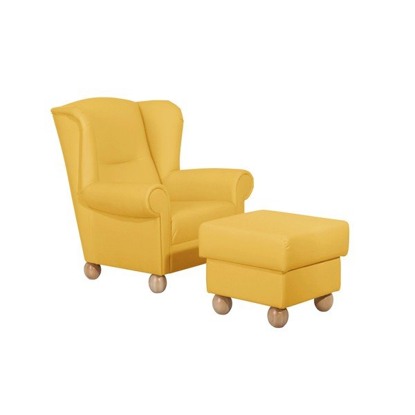 Max Winzer Monarch Yellow Ottoman-image-2
