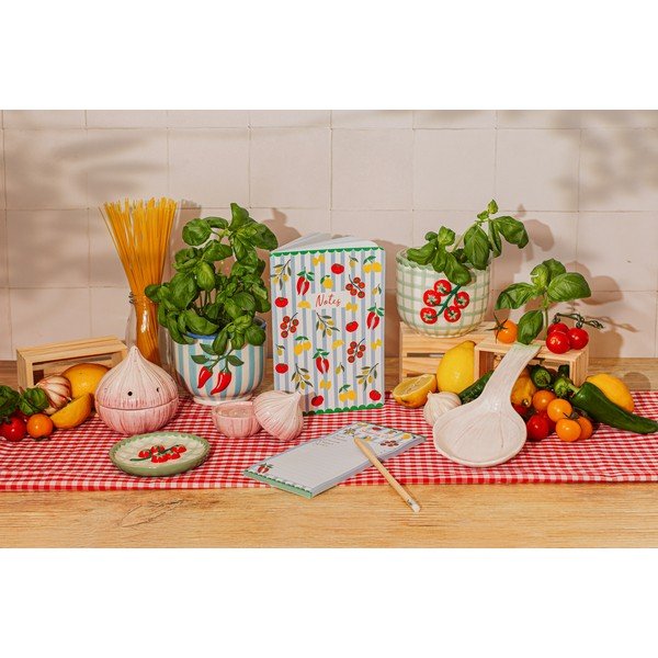 Keramičen ročno poslikan okrasni cvetlični lonec ø 12 cm Chilli – Sass & Belle-image-3