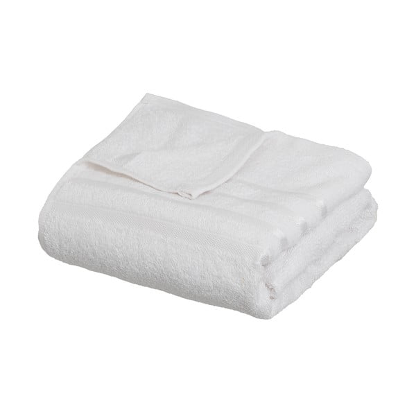 Bela frotirna bombažna brisača 70x140 cm Simple – Casa Selección