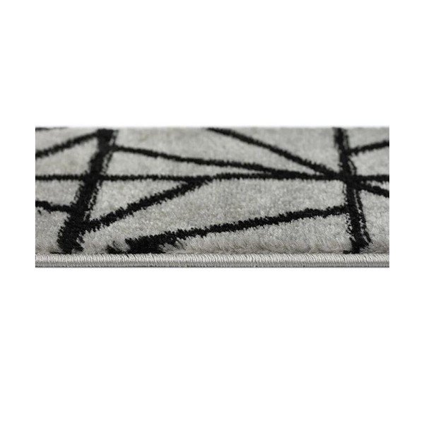 Črni/sivi komplet preprog za stopnice 13 ks 22x73 cm Striped – Mila Home-image-1