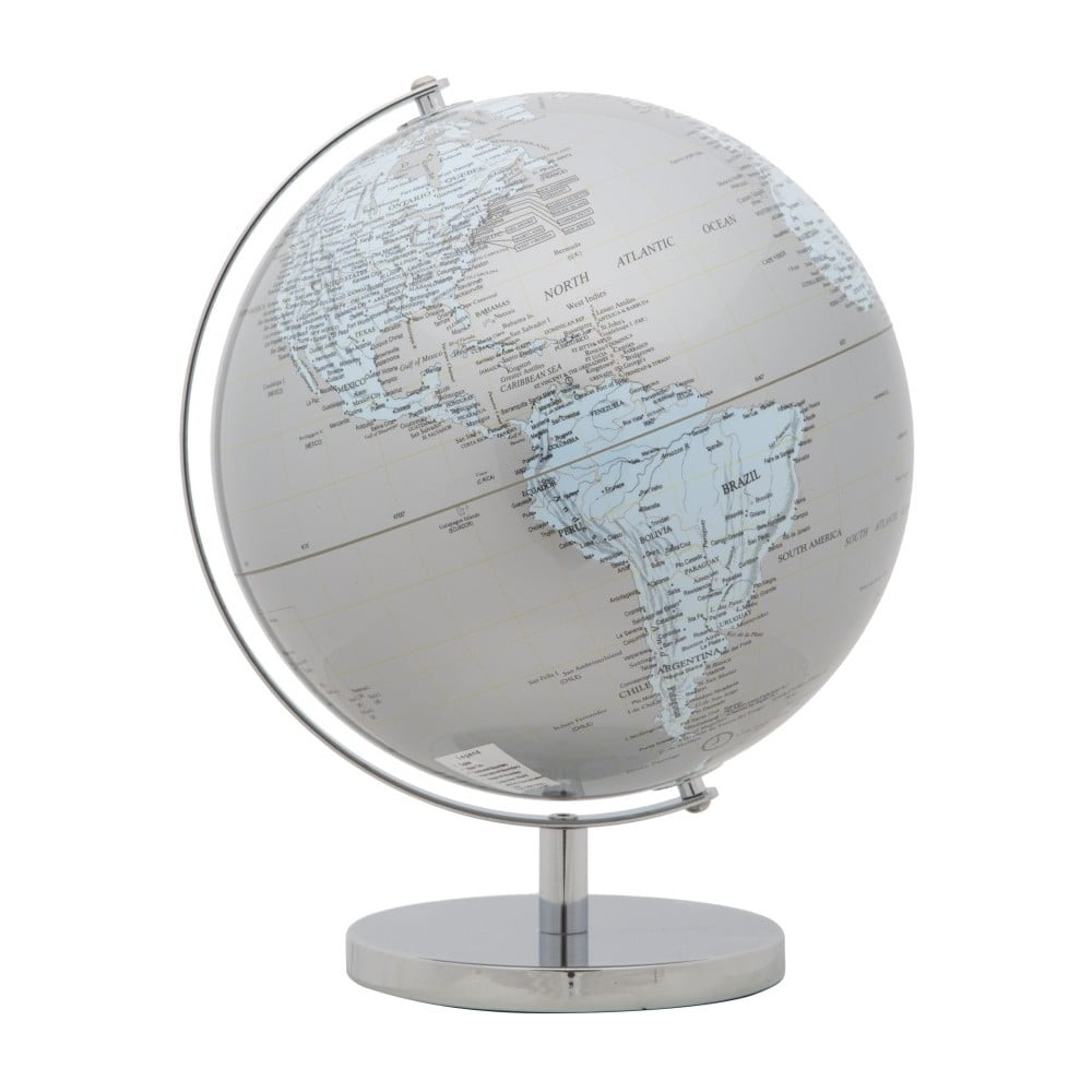 Okrasni globus Mauro Ferretti Mappamondo Silver, ⌀ 25 cm