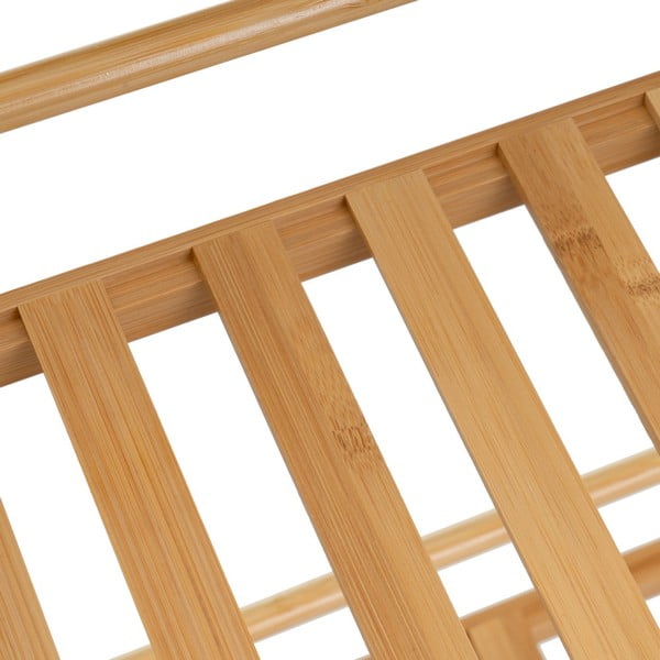 Bambusov regal na koleščkih v naravni barvi 44x75 cm – Casa Selección-image-4