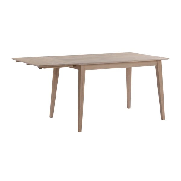 Raztegljiva jedilna miza iz mat lakiranega hrastovega lesa Rowico Filippa, 120 x 80 cm-image-4