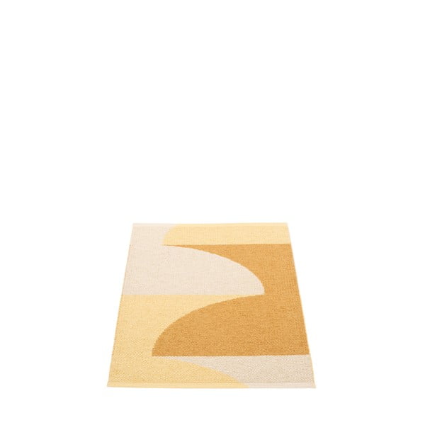 Oker rumena notranja in zunanja preproga 70x90 cm Hill Ochre Pale Yellow – Pappelina-image-2