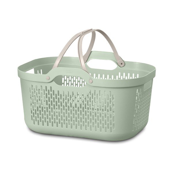 Svetlo zelen plastičen koš za perilo 45 l – Addis