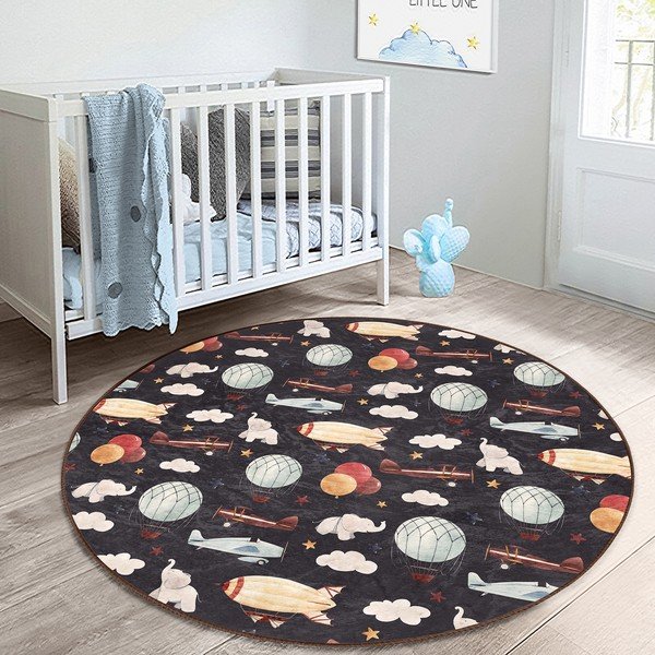 Otroška preproga ø 100 cm Comfort – Mila Home-image-4