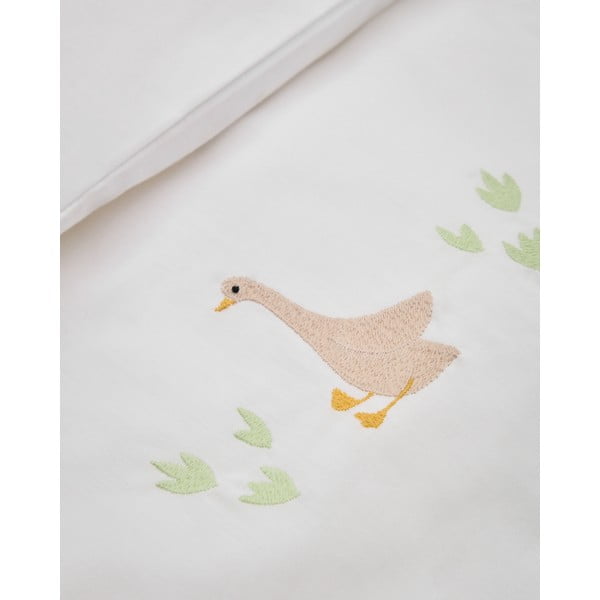 Bela otroška posteljnina za otroško posteljico iz bombažnega perkala 70x140 cm Milu – Kave Home-image-2