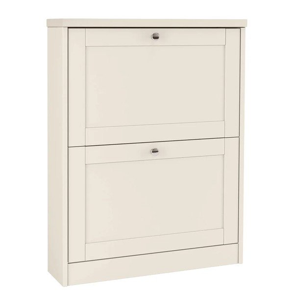 Bež preklopna omarica za čevlje v mat dekorju 70x90x19 cm Heide – Støraa-image-4
