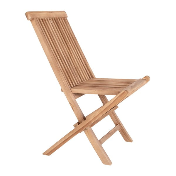 Vrtni stoli iz masivnega lesa v naravni barvi v kompletu 2 ks Toledo – House Nordic-image-3