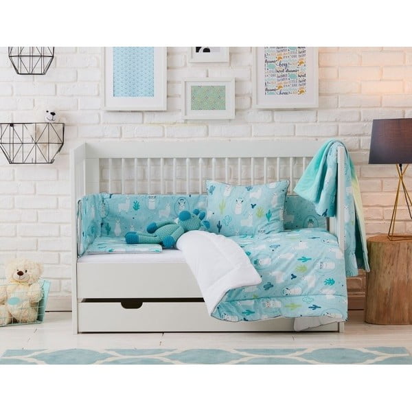 Moder dekorativni vzglavnik za otroke Pinio Lama, 45 x 50 cm-image-1