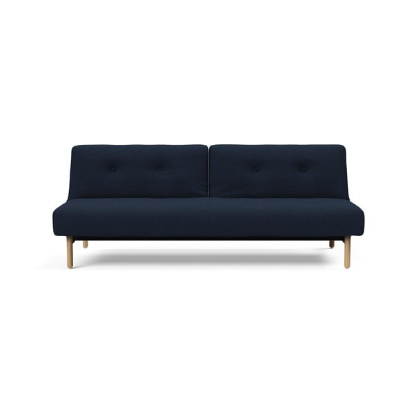 Temno modra raztegljiva zofa Innovation Ample Sofa Bed Mixed Dance Blue, 115 x 210 cm