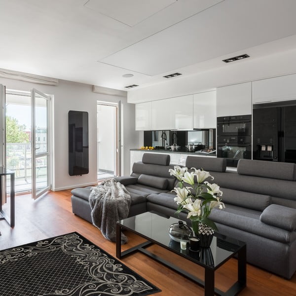 Temno siva preproga 80x150 cm Soft – FD-image-1