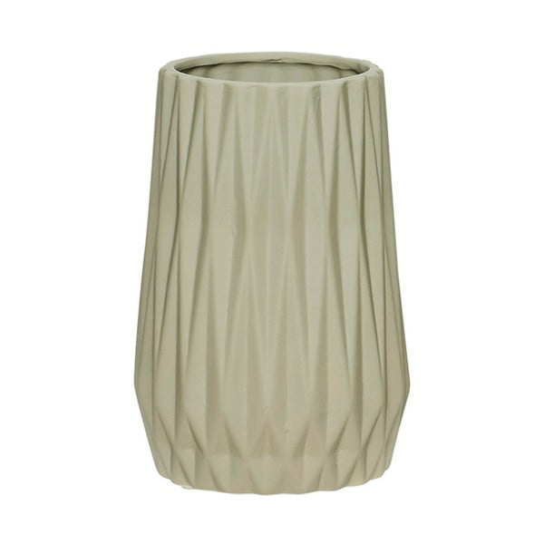 Siva keramična vaza Hübsch Ditmer