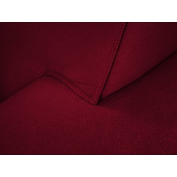 Rdeča žametna zofa Cosmopolitan Design Siena-image-1