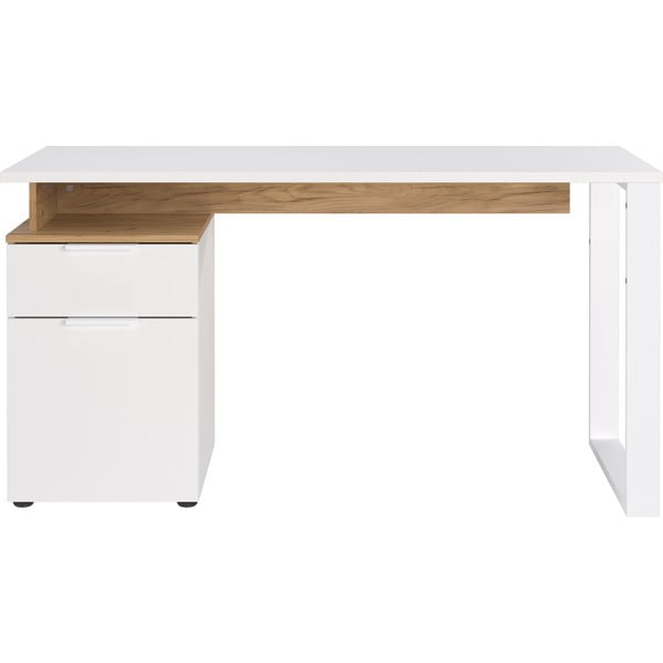 Pisalna miza z belo mizno ploščo 61x140 cm Hasselt – Germania