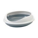 Belo/sivo mačje stranišče 49x55 cm Savic Figaro – Plaček Pet Products
