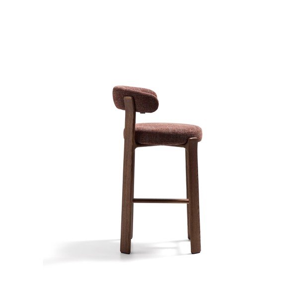 Barski stol iz masivnega jesena v rjavi barvi (višina sedeža 75 cm) Granite – Kave Home-image-3