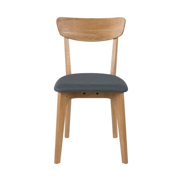 Oblazinjeni jedilni stoli v sivi in naravni barvi v kompletu 2 ks Taxi – Actona-image-2