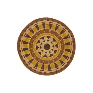 Oranžna okrogla preproga ø 90 cm Tonga - Universal