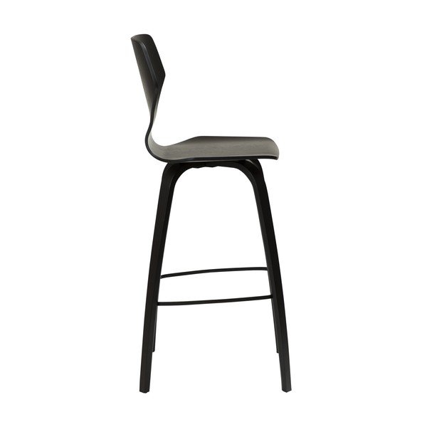 Črn barski stol (višina sedeža 75 cm) S.I.T – DAN-FORM Denmark-image-3