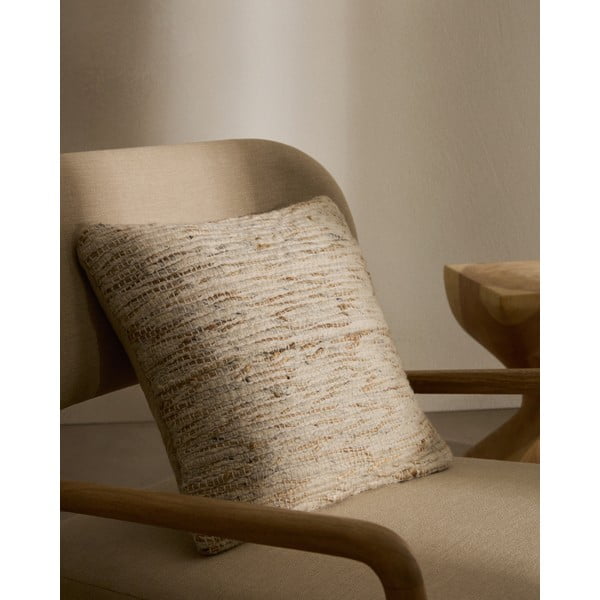 Prevleka za blazino iz mešanice volne 45x45 cm Selise – Kave Home-image-1