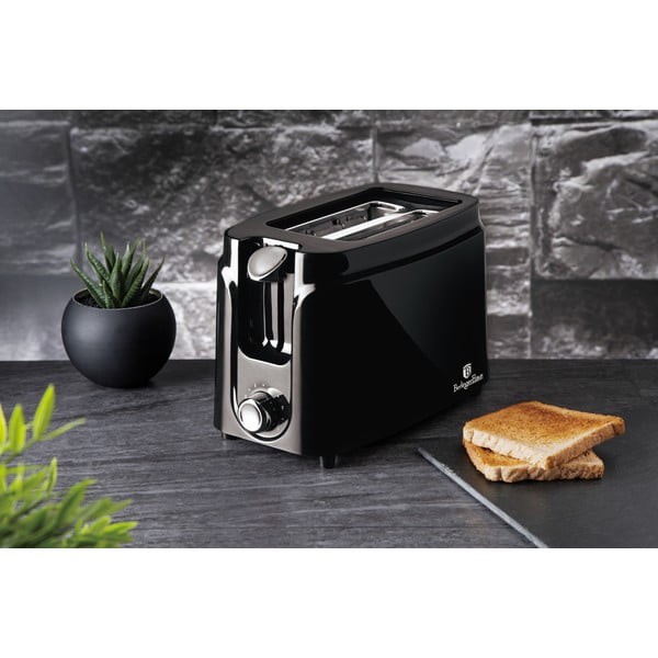 Črni opekač kruha Black Silver Collection - BerlingerHaus-image-1