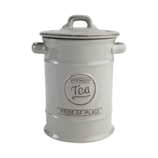 T&G Woodware Pride of Place siva keramična škatla za čaj