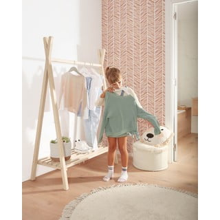 Otroški obešalnik iz masivnega jesena v naravni barvi 99x148 cm Maralis – Kave Home