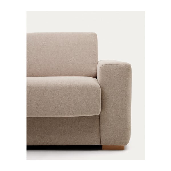 Bež raztegljiva sedežna garnitura 224 cm Anley – Kave Home-image-2